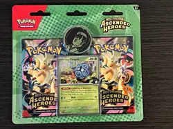 POKEMON ASCENDED HEROES ERIKA'S TANGELA & LARRY'S KOMALA BLISTER 2 PACKS - Image 2