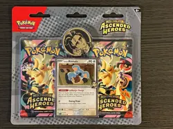 POKEMON ASCENDED HEROES ERIKA'S TANGELA & LARRY'S KOMALA BLISTER 2 PACKS - Image 3