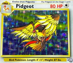 1999 Pokemon Jungle Pidgeot 8/64 Holo Rare WOTC Vintage - Image 3