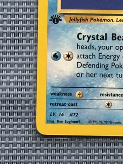 Pokemon Misty's Tentacool #57 Gym Heroes 1st Edition - Bedazzled Squid - Image 3
