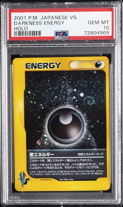 2001 POKEMON JAPANESE VS DARKNESS ENERGY-HOLO PSA 10 - Image 1