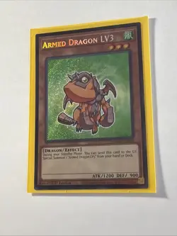 Armed Dragon LV3 1st Edition Secret Rare MZMU-EN063 Yu-Gi-Oh! - Image 1