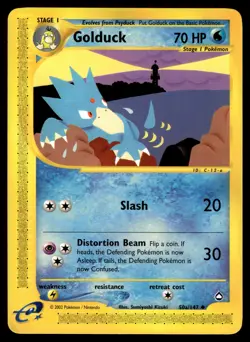 Golduck (50a) #050a/147 Aquapolis Pokemon Near Mint or Better - Image 1