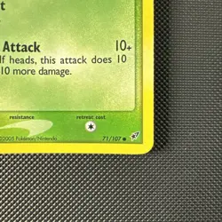 Seedot - #71/107 - EX Deoxys - Stamped Reverse Holo Pokemon Nintendo English MP - Image 4