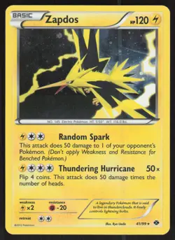 Zapdos 41/99 Holo Rare Next Destinies Pokemon Lightly Played - Image 1