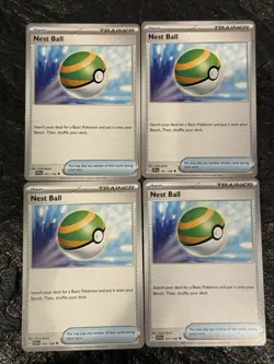 4x Nest Ball 181/198 - Scarlet & Violet - Pokemon TCG - Playset NM - Image 1