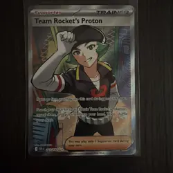 Pokemon TCG Team Rockets Proton 227/182 Full Art Sv10: Destined Rivals - Image 1