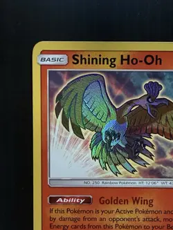 Pokemon Shining Ho-Oh SM70 SM Holo Promo 130 HP English 2017 - Image 2