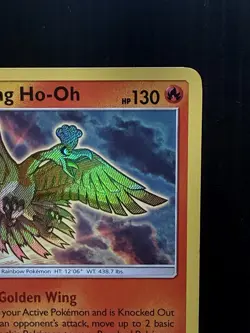 Pokemon Shining Ho-Oh SM70 SM Holo Promo 130 HP English 2017 - Image 3