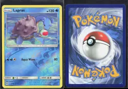 LAPRAS 17/68 R HIDDEN FATES POKEMON REVERSE HOLO NM/M - Image 1