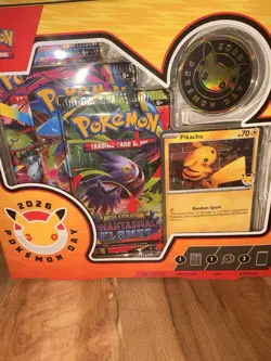 TCG Pokemon Day 2026 Pikachu promo 30th anniversary SET OF 2 factory sealed - Image 4