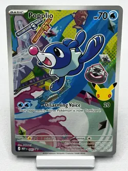 Pokemon 1st Partner 30th Anniversary Gen 7 Set (Rowlet, Kitten, Popplio) NM - Image 4