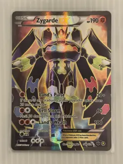 Pokemon TCG Zygarde EX 54a/124 Alternate Art Full Art XY Fates Collide NM/MINT+ - Image 1