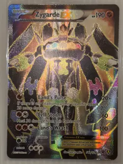 Pokemon TCG Zygarde EX 54a/124 Alternate Art Full Art XY Fates Collide NM/MINT+ - Image 2