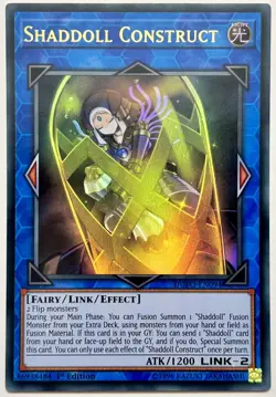 DUPO-EN094 Shaddoll Construct - Ultra Rare 1st Edition Lightly Played YuGiOh - Image 1