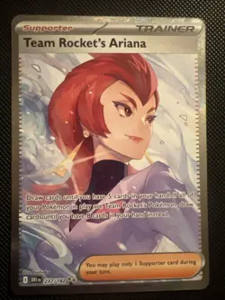Pokemon Team Rockets Ariana Sir 237/182 Scarlet and Violet Destined Rivals - Image 1