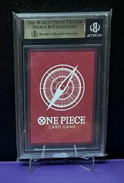 One Piece OP13-001 Monkey D. Luffy Alt Art Leader JAP BGS 10 Pristine - Image 3