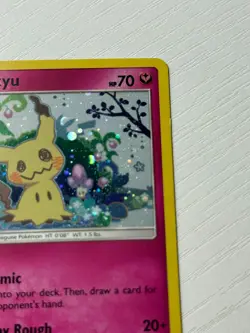 Mimikyu SM163 Holo Pokemon Sun Moon Team Up Black Star Blister Promo Card LP - Image 3
