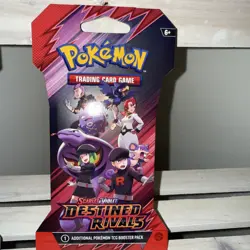 Pokemon New Destined Rivals Scarlet & Violet Sleeved 2 Booster Pack Ships Today - Image 2