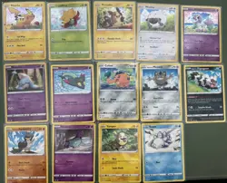 General Mills Complete Pokemon Set 14 Cards 6 Holos 8 Non-Holos - Image 1