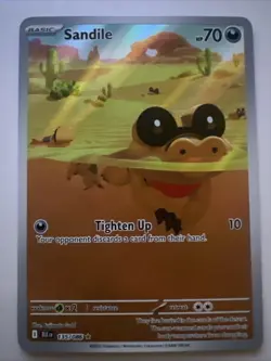 Sandile - 135/086 - Illustration Rare - Black Bolt - Pokemon Card - NM/M - Image 1