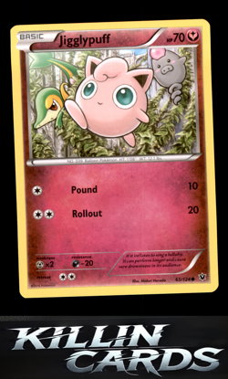 Jigglypuff 65/124 Pokemon Common XY - Fates Collide Card NM - Image 1