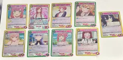 UNION ARENA LOT OF 9 FOIL CARDS JP~ 100 GIRLFRIENDS ~SHIZUKA, NANO EIAI,HAHARI+ - Image 1