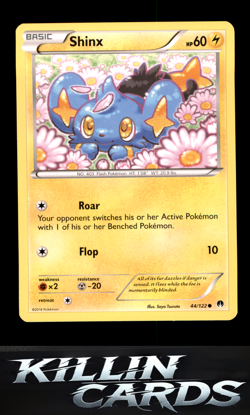 Shinx 44/122 Pokemon Common XY - BREAKpoint Card NM - Image 1