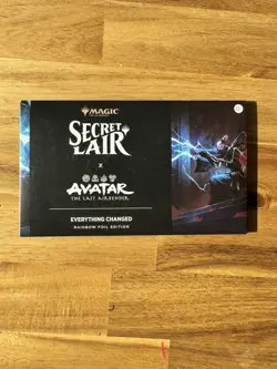 Magic: The Gathering Secret Lair x Avatar Everything Changed Rainbow Foil 4-Card - Image 1