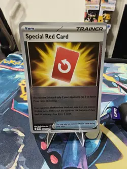 SPECIAL RED CARD 082/086 UNCOMMON ME04: CHAOS RISING POKEMON REVERSE HOLO NM/M - Image 1
