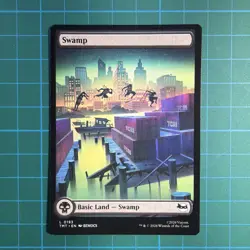 MTG | TMNT ROOFTOP FULL ART C Swamp #0193 | TEENAGE MUTANT NINJA TURTLES - Image 1