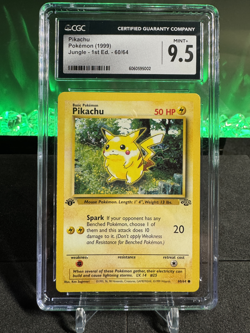 1999 | Pokemon Jungle | Pikachu 1st Edition | 60/64 | CGC 9.5 - Image 1