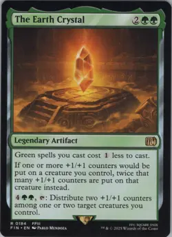 MTG Normal The Earth Crystal R FINAL FANTASY 184 NM - Image 1