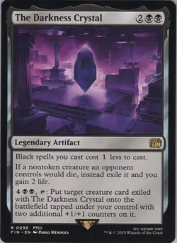 MTG Normal The Darkness Crystal R FINAL FANTASY 96 NM - Image 1