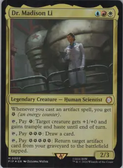 MTG Foil Dr. Madison Li M Universes Beyond: Fallout 3 NM - Image 1