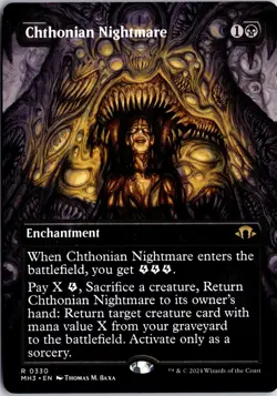 Chthonian Nightmare (Borderless) 330 Modern Horizons 3 Magic: The Gathering NM/M - Image 1