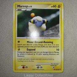 Pokemon Platinum 82/127 Mareep - Common - Moderately Played - Image 3