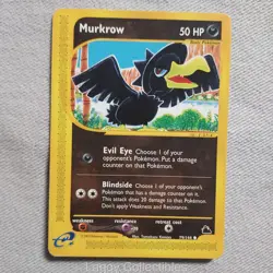 Pokemon Skyridge 79/144 Murkrow - Common - Heavily Played - Image 1