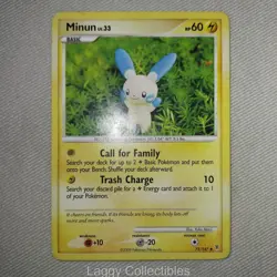 Pokemon Supreme Victors 71/147 Minun - Uncommon - Heavily Played - Image 3