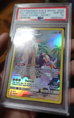 Stoutland 248/236 PSA 10 Cosmic Eclipse Full Art Pokemon Card Graded - Image 3