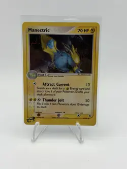 Pokemon TCG: 2003 Manectric 9/109 Ruby and Sapphire Holo Rare MP - Image 1