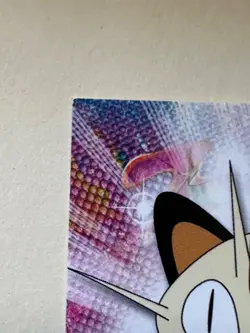 1999 Pokemon #52 Meowth Topps Series 1 - Image 2