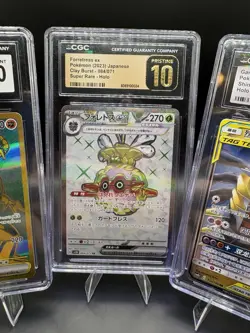 CGC Graded Japanese Holo Pokemon TCG Lot (3) Koraidon ex, Forretress ex - Image 3
