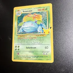 Venusaur 15/102 Celebrations: Classic Collection Holo Pokemon, Pack Fresh - Image 4
