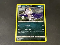 Alolan Meowth SM43 Holo SM Promos NM Pokemon TCG - Image 1