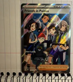 Pokemon TCG Sv: Prismatic Evolutions FRIENDS IN PALDEA 137/131 FULL ART HOLO ENG - Image 1