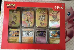 NEW Pokemon TCG Scarlet & Violet 151 - Sam’s Club 4 pack mini tins SEALED - Image 1