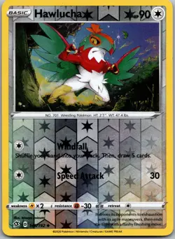 Hawlucha 148/192 Uncommon Rebel Clash Pokemon Reverse Holo Near Mint - Image 1
