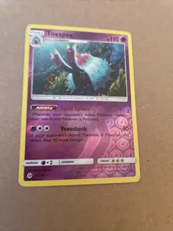 Toxapex 63/149 HOLO NM Sun Moon Base Pokemon TCG - Image 1