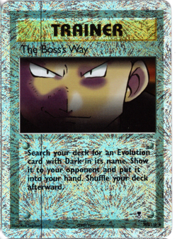 Pokemon The Boss's Way 105/110 Legendary Collection Reverse Holo Uncommon - Image 1